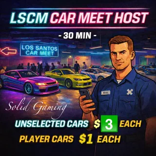 🚗 LSCM Car Meet Host – 30 Min 