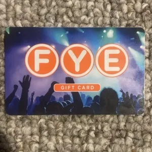 $5.69 FYE gift card
