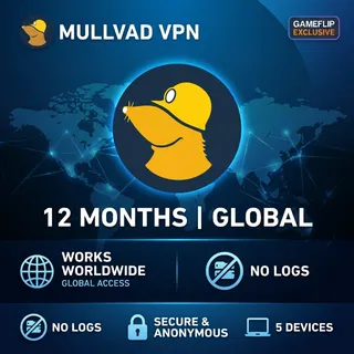 Mullvad VPN 12 Months – GLOBAL 