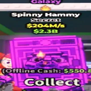 Spinny Hammy 204m/s