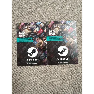 $40.00 USD Steam Gift Card