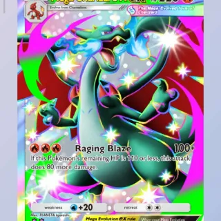 Shiny Mega Charizard X Pokemon Tgcp