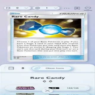Rare Candy Pokémon Tcgp