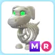 MR Halloween White Skeleton Dog