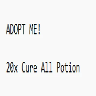 20x Cure All Potion