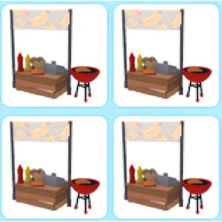 4x Hotdog Stand