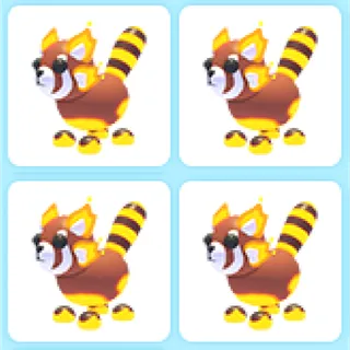 4x Toasty Red Panda