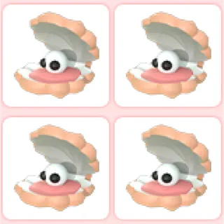 4x Happy Clam