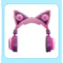 Pink Cat Ear Headphone