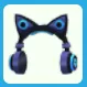 Blue Cat Ear Headphone