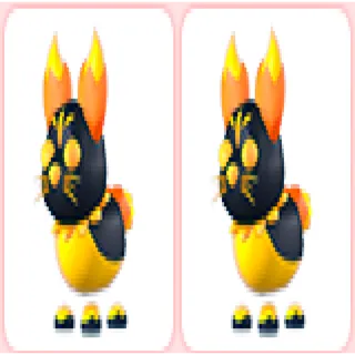 2x Burning Bunny