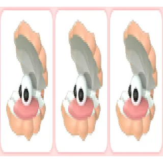 3x Happy Clam