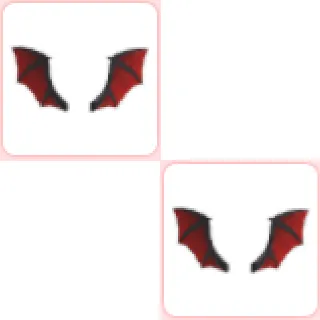 2x Bat Wings