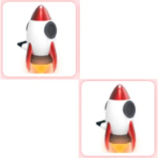 2x Rocket Ship Stroller