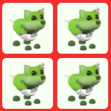  4x Zombie Wolf