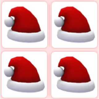 4x Santa Hat