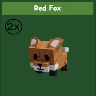 2x Red Fox