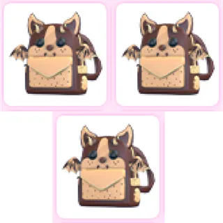 3x Chocolate Chip Bat Dragon Backpac