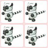 4x Ring-tailed Lemur