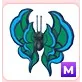 M Seafoam Butterfly