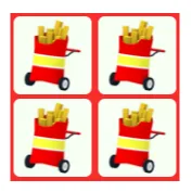 4x French Fries Stroller