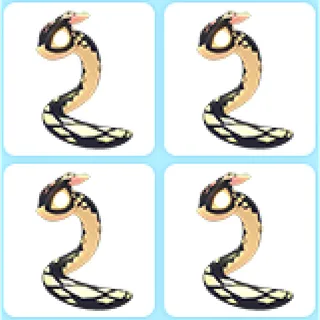 4x Gilded Snake