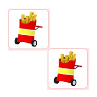 2x French Fries Stroller