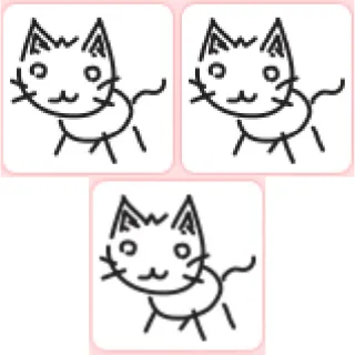3x 2D Kitty