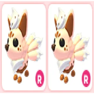 2x R Latte Kitsune