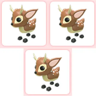 3x Fallow Deer