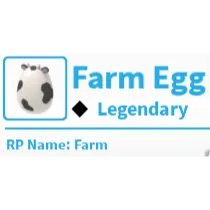 Untouched Named Farm Egg