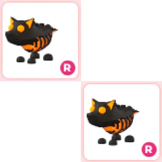 2x R Lava Wolf