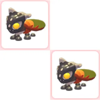 2x Tri-horned Treehopper