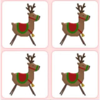 4x Reindeer Stroller