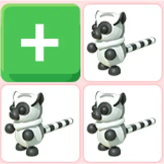3x Ring-tailed Lemur