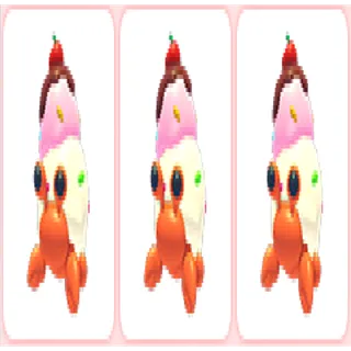 3x Ice Cream Hermit Crab