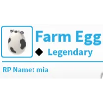 Touched Named Farm Egg