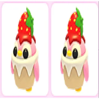 2x Strawberry Penguin