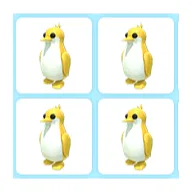 4x Golden King Penguin