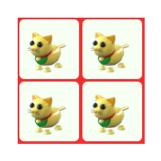 4x Maneki-Neko