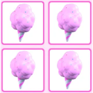 4x Cotton Candy Hat