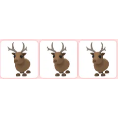3x Reindeer