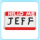 Jeff's Nametag