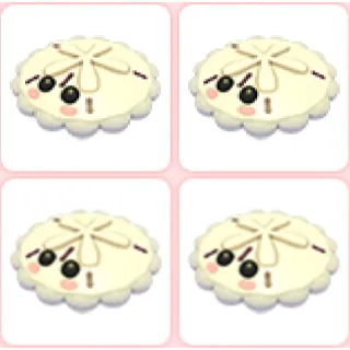 4x White Sand Dollar