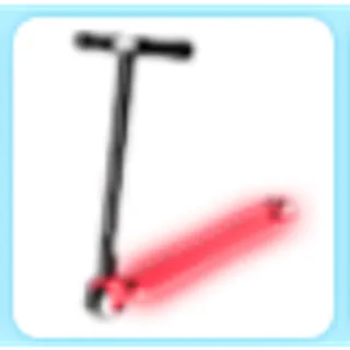 neon red scooter