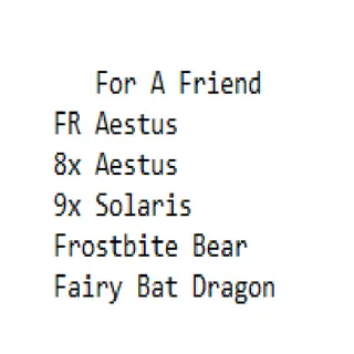 For A Friend