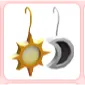 sun and moon earrings