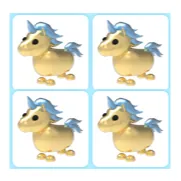 4x Golden Unicorn