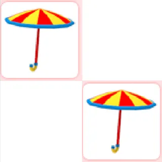 2x Clown Umbrella