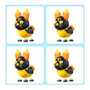 4x Burning Bunny